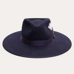 Midtown Wide Flat Brim Hat Navy | Stetson