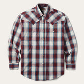 Wine Plaid Shirt Wine | Stetson