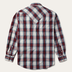Wine Plaid Shirt Wine | Stetson
