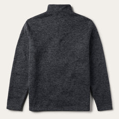 Grey Bonded Knit Sweater Grey | Stetson