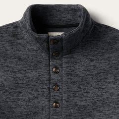 Grey Bonded Knit Sweater Grey | Stetson