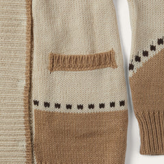 Horseshoe & Star Belted Cardigan White | Stetson