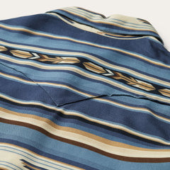 Indigo Serape Print Shirt Blue | Stetson