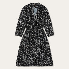 Southwestern Ditzy Print Dress Black | Stetson