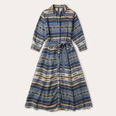 Indigo Serape Print Dress Blue | Stetson