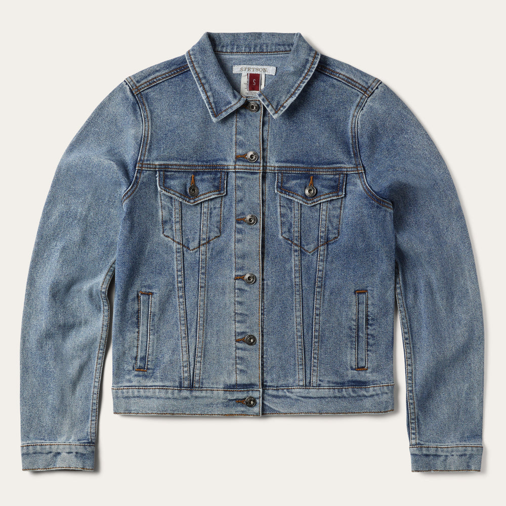 Stretch Denim Jacket Blue | Stetson