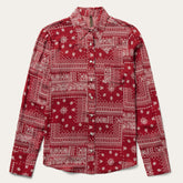 Red Bandana Patchwork Shirt Red | Stetson