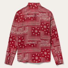 Red Bandana Patchwork Shirt Red | Stetson