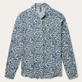 Indigo Tapestry Print Shirt Blue | Stetson