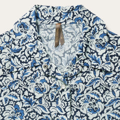Indigo Tapestry Print Shirt Blue | Stetson