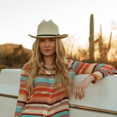 Sunset Serape Print Western Shirt Multi | Stetson