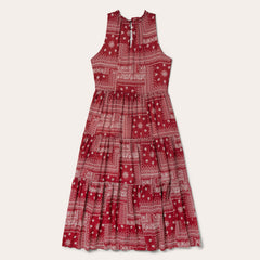 Red Bandana Patchwork Dress Red | Stetson