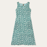 Jade Floral Print Sleeveless Dress Green | Stetson