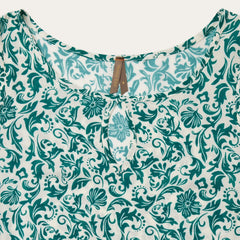 Jade Floral Print Sleeveless Dress Green | Stetson