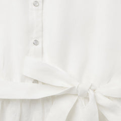 White Linen Shirt Dress White | Stetson