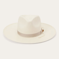 JW Marshall Straw Flat Brim Hat Natural | Stetson