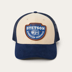 Khaki Arrowhead Patch Trucker Cap Khaki | Stetson