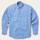 Blue Western Stripe Shirt Blue | Stetson