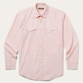 Pink End-On-End Western Shirt Pink | Stetson