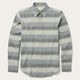 Serape Dobby Twill Western Shirt Brown | Stetson