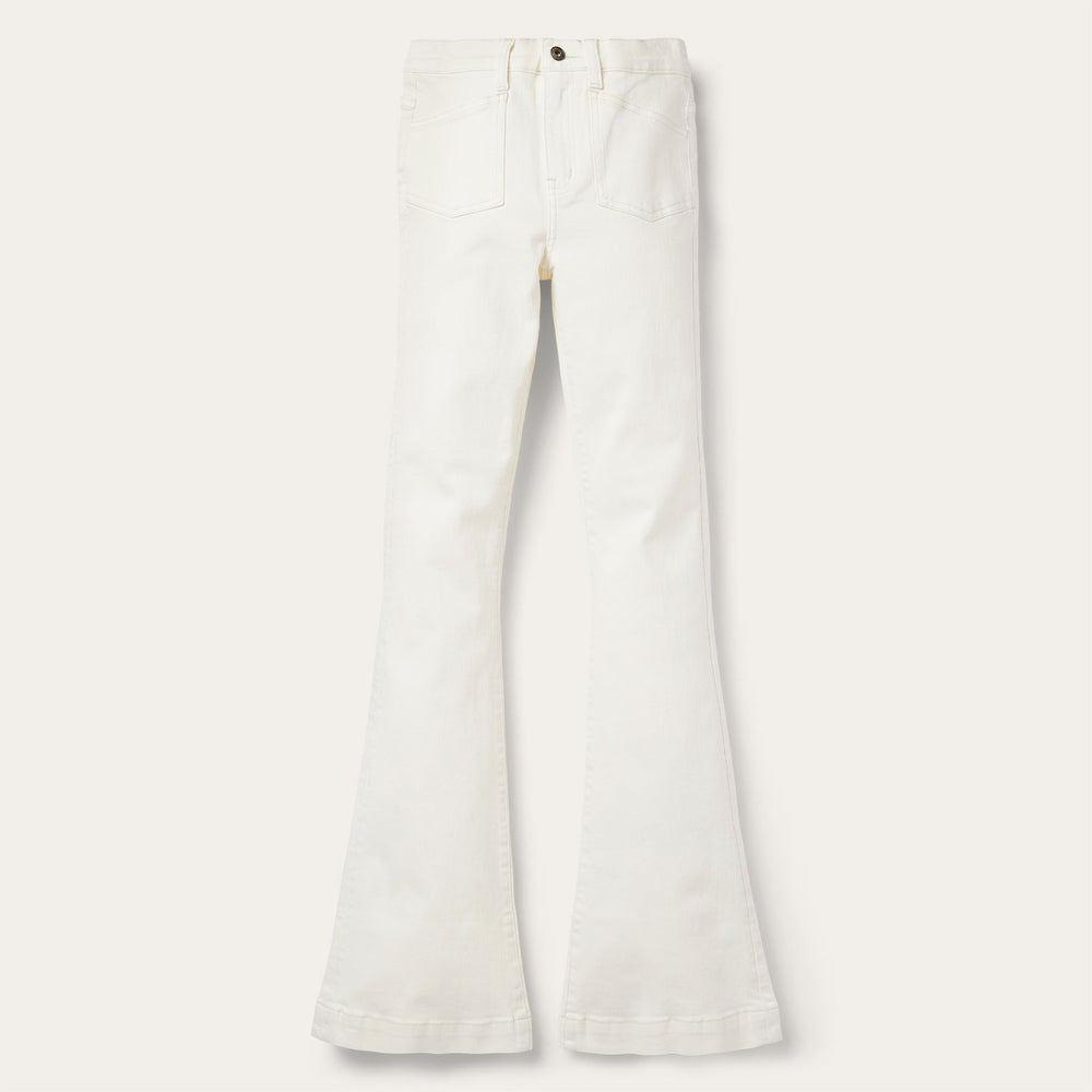 921 High Rise Flare Fit Jean White | Stetson