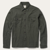 Stretch Canvas Jac-Shirt Green | Stetson