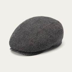 Wool Ivy Cap Brown/Beige Mix | Stetson