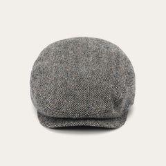 Wool Herringbone Driver Cap Anthra Melange Herringbone | Stetson