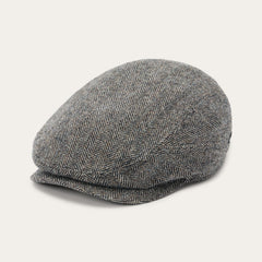 Wool Herringbone Driver Cap Anthra Melange Herringbone | Stetson