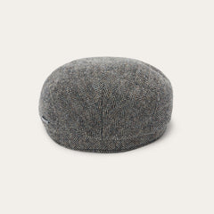 Wool Herringbone Driver Cap Anthra Melange Herringbone | Stetson