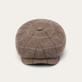 Wool Herringbone Hatteras Cap Camel Herringbone | Stetson