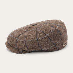 Wool Herringbone Hatteras Cap Camel Herringbone | Stetson