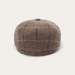 Wool Herringbone Hatteras Cap Camel Herringbone | Stetson