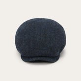 Wool Herringbone Driver Cap Dark Navy Herringbone | Stetson