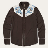Embroidered Western Shirt Brown | Stetson
