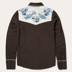 Embroidered Western Shirt Brown | Stetson