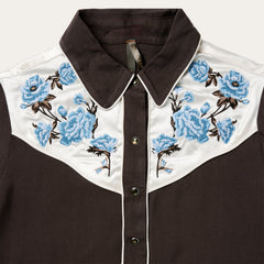 Embroidered Western Shirt Brown | Stetson