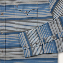 Serape Stripe Western Shirt Blue | Stetson