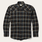 Brown Plaid Flannel Western Shirt Brown | Stetson