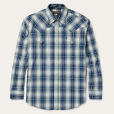 Crystal Plaid Western Shirt Blue | Stetson