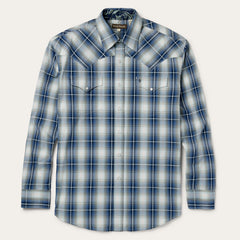 Crystal Plaid Western Shirt Blue | Stetson