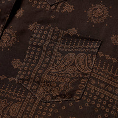 Patchwork Bandana Print Shirt Brown | Stetson