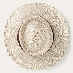 Double Bogey Raffia Straw Hat Natural Brown | Stetson