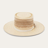 Batterson Straw Hat Natural/Tan | Stetson