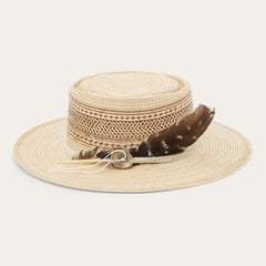 Batterson Straw Hat Natural/Tan | Stetson