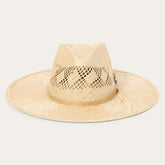 Chorus Straw Flat Brim Hat Natural | Stetson