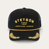 Captain Trucker Cap Black | Stetson