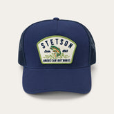 Fishing Patch Trucker Cap Navy | Stetson