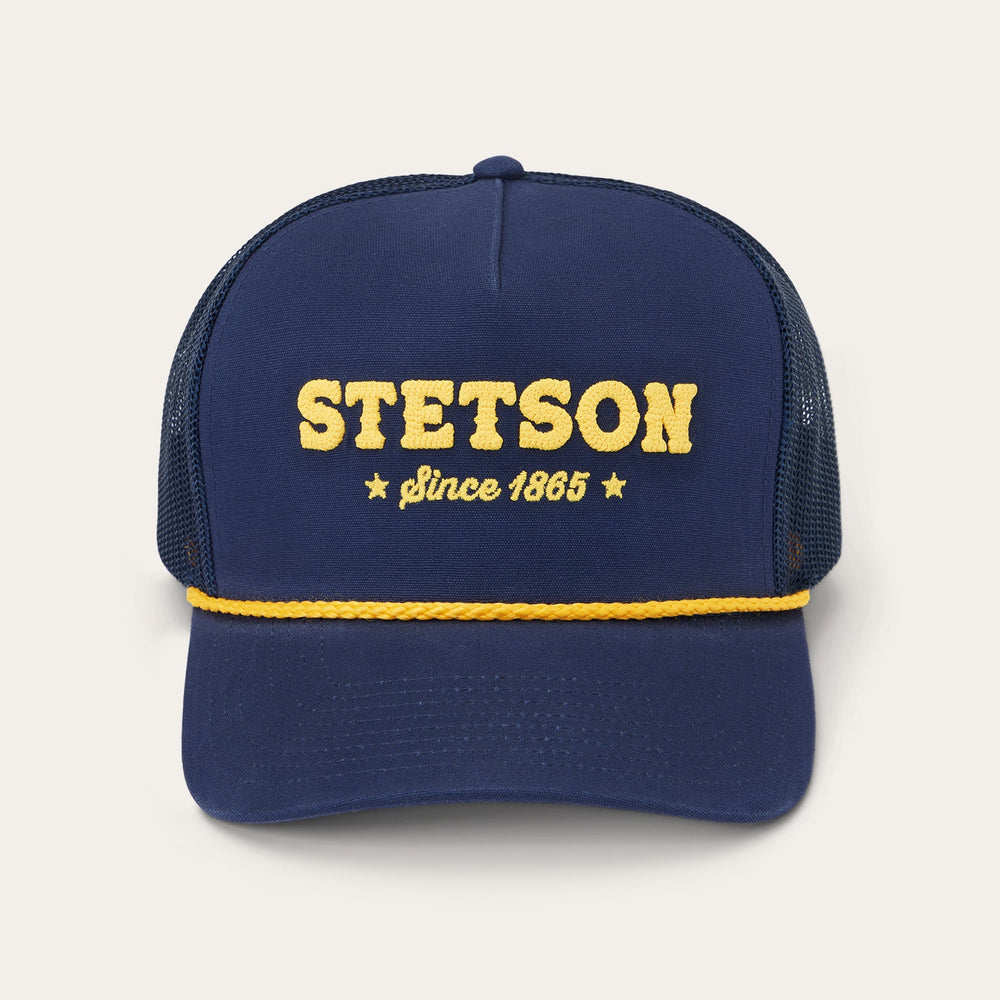 Lasso Trucker Cap Navy | Stetson