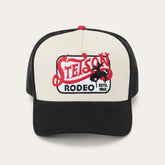 Rodeo Patch Trucker Cap Off White / Black | Stetson